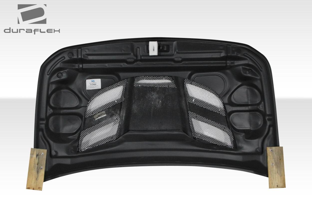 2004-2015 Nissan Titan Duraflex Viper Look Hood - Image 5