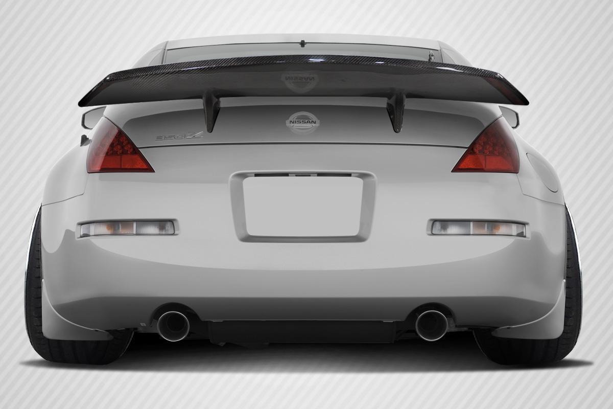 2003-2008 Nissan 350Z Carbon Creations AM-S V2 Carbon Fiber Rear Wing - Image 1