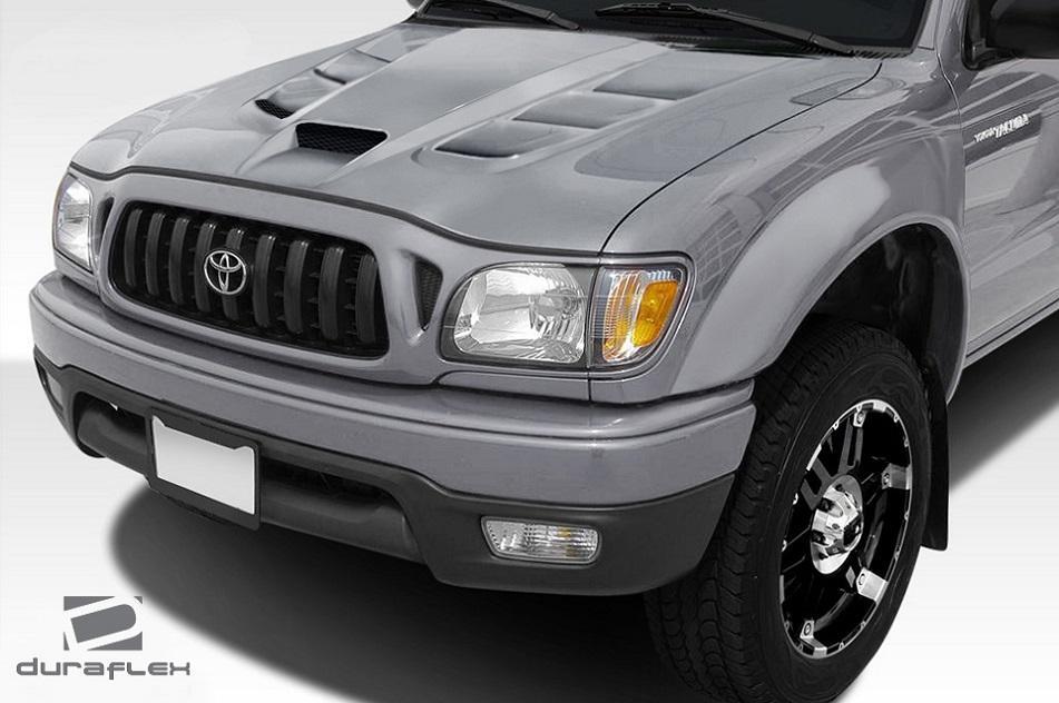 2001-2004 Toyota Tacoma Duraflex Viper Look Hood - Image 2