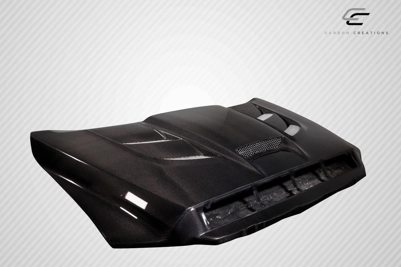 2014-2021 Toyota Tundra Carbon Creations Look Carbon Fiber Hood - Image 3