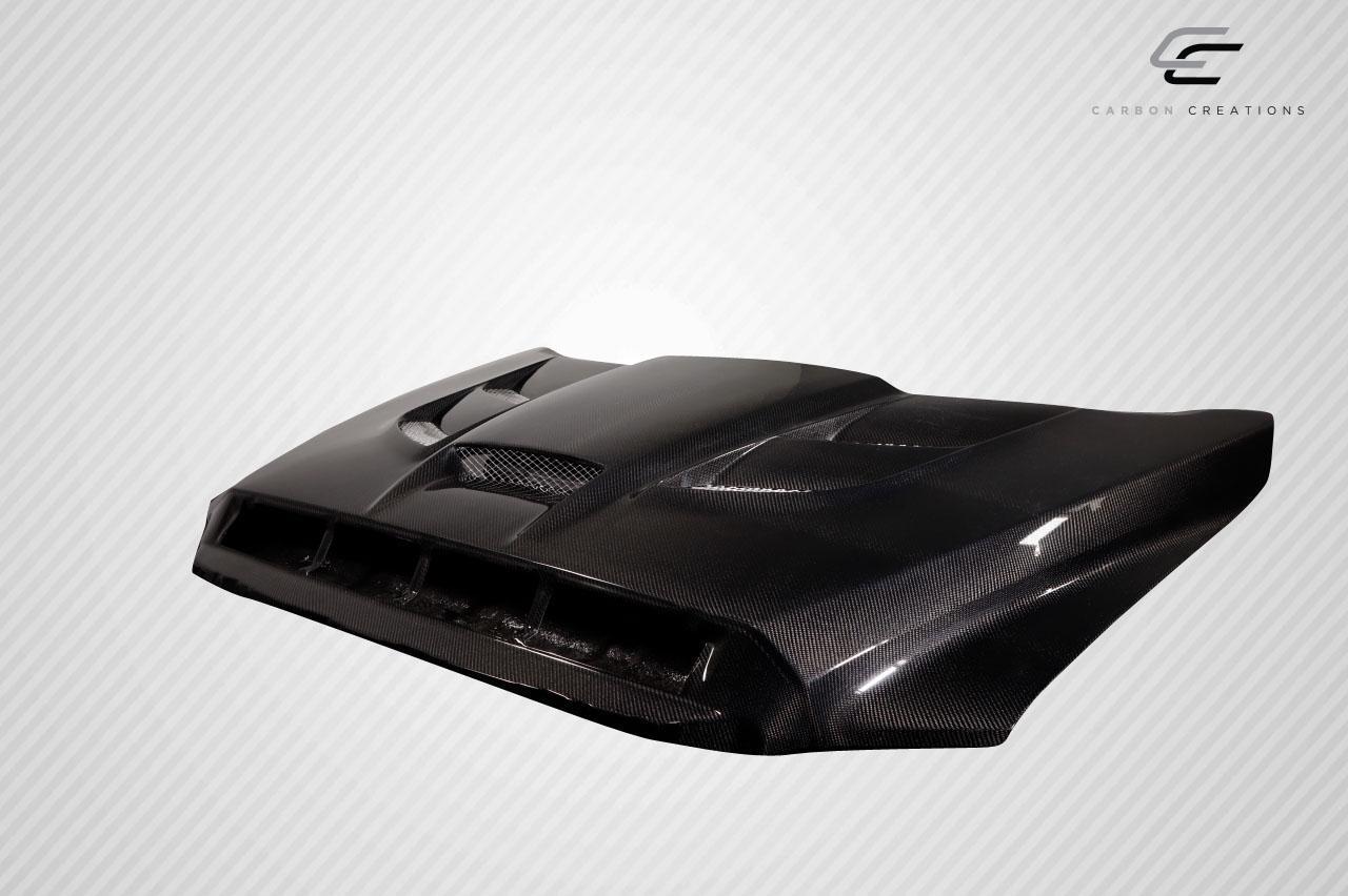2014-2021 Toyota Tundra Carbon Creations Look Carbon Fiber Hood - Image 4