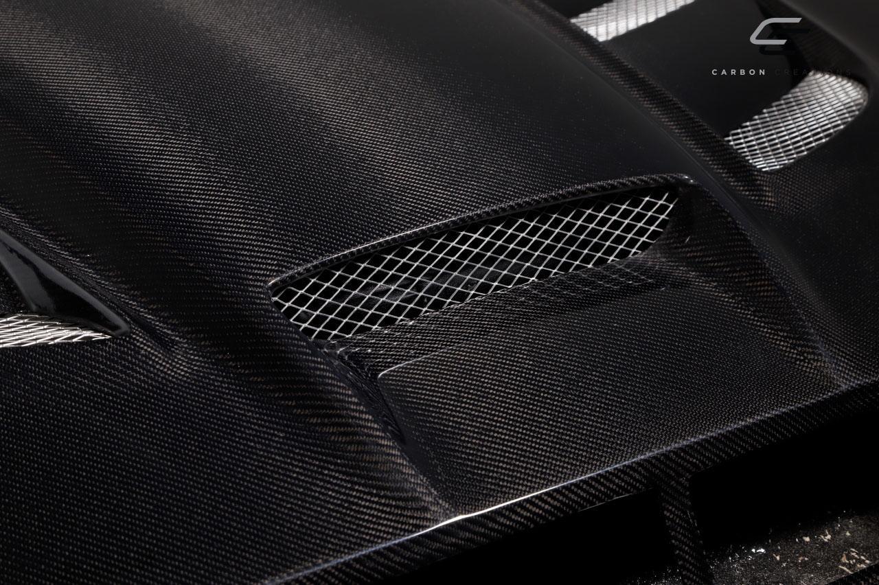 2014-2021 Toyota Tundra Carbon Creations Look Carbon Fiber Hood - Image 6