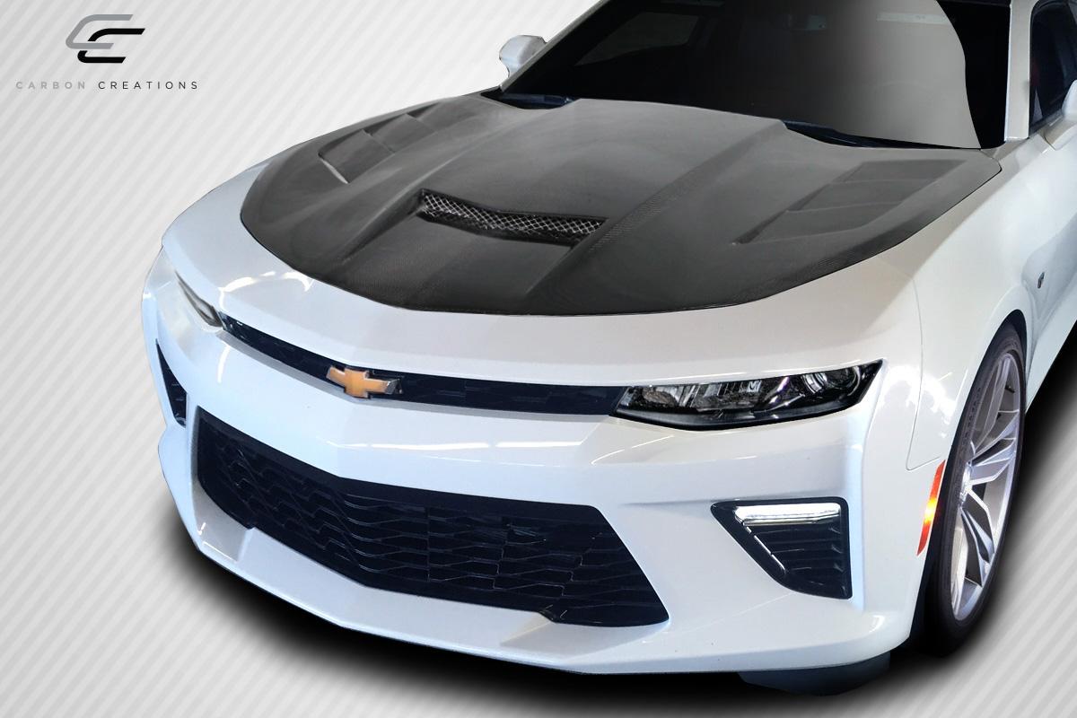 2016-2024 Chevrolet Camaro Carbon Creations TS-1 Carbon Fiber Hood - Image 2