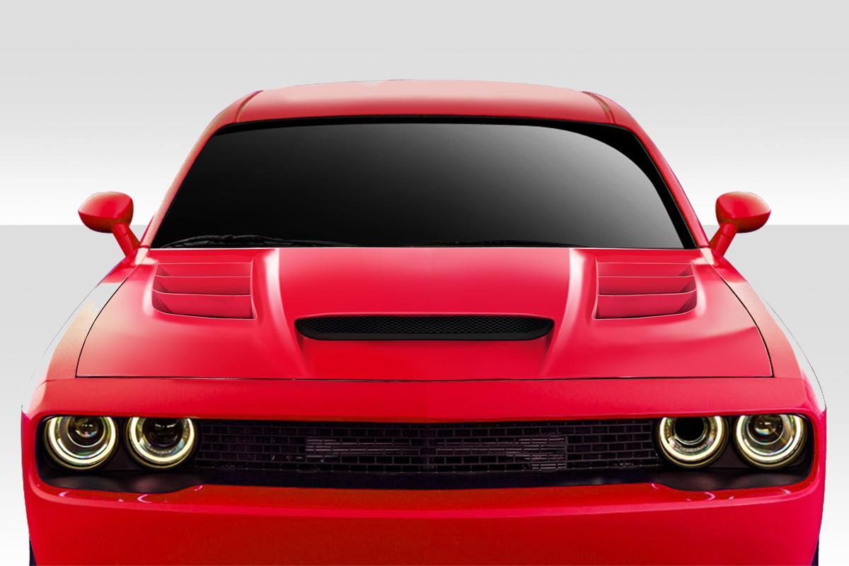 2008-2023 Dodge Challenger Duraflex Viper Look Hood - Image 1