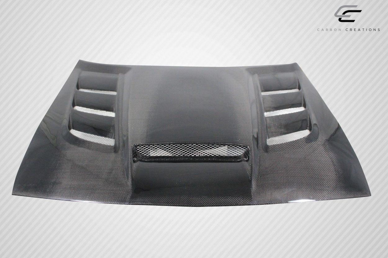 2008-2023 Dodge Challenger Carbon Creations Viper Look Carbon Fiber Hood - Image 7