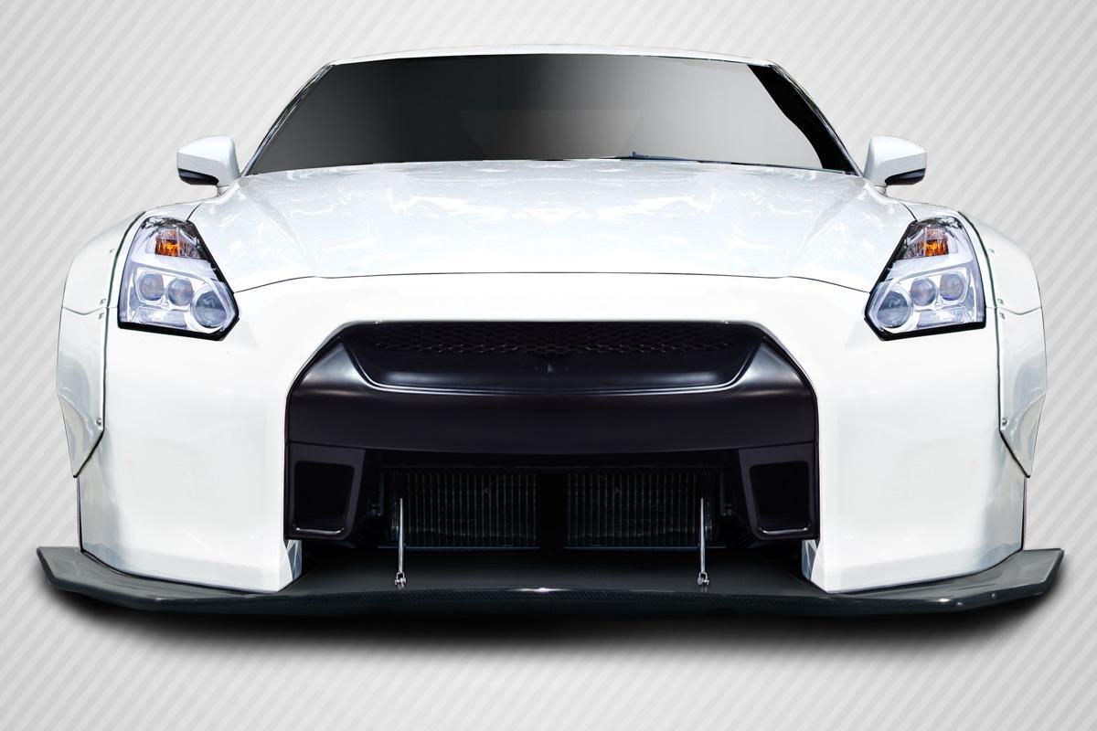 2009-2016 Nissan GTR Carbon Creations LBW Carbon Fiber Front Lip - Image 1