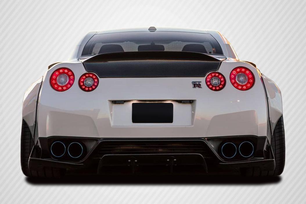 2009-2016 Nissan GTR Carbon Creations LBW Carbon Fiber Rear Lip - Image 1