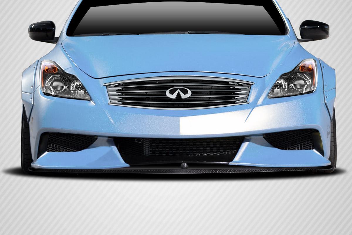 2008-2015 Infiniti G Coupe Carbon Creations LBW Carbon Fiber Front Lip - Image 1