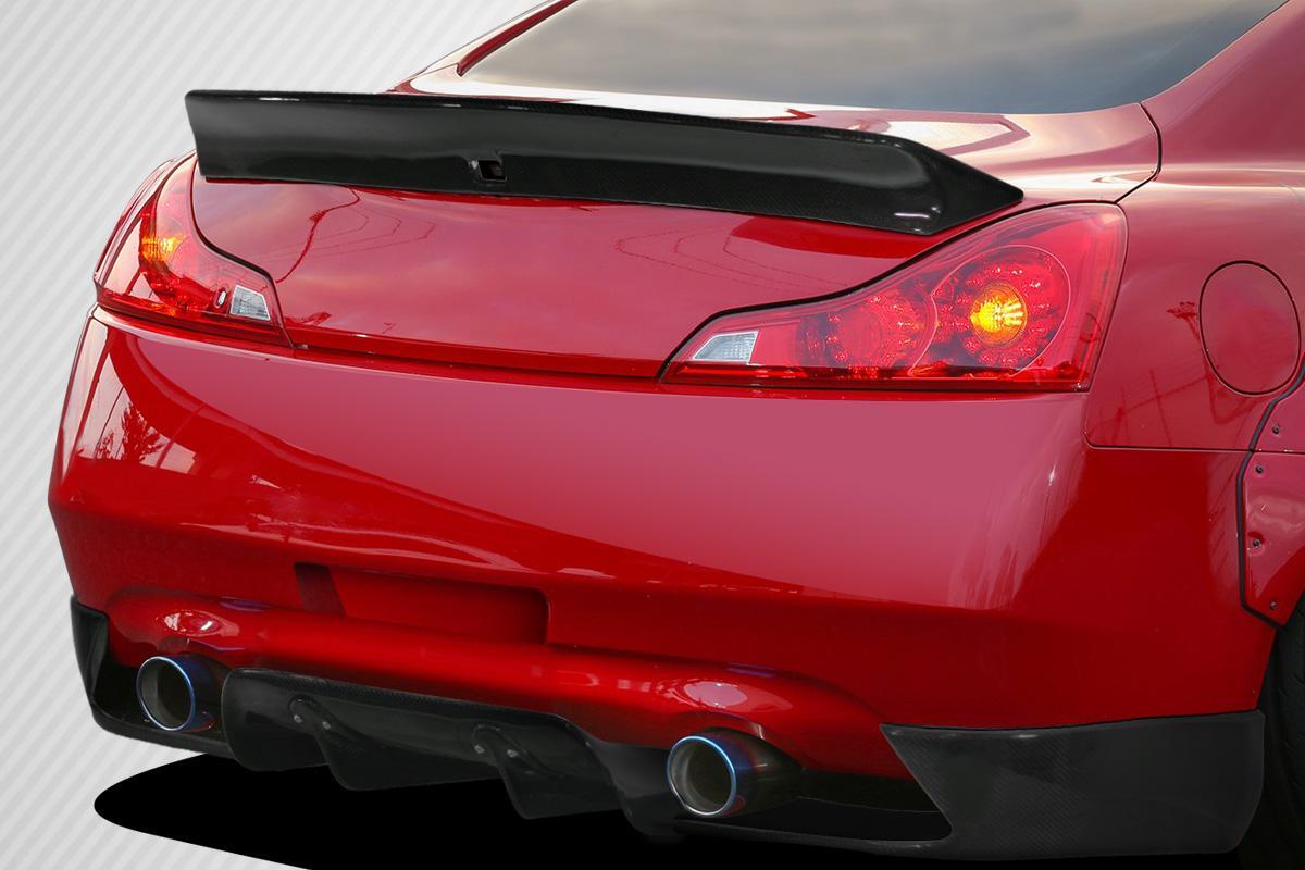2008-2015 Infiniti G Coupe Carbon Creations LBW Carbon Fiber Rear Wing - Image 2
