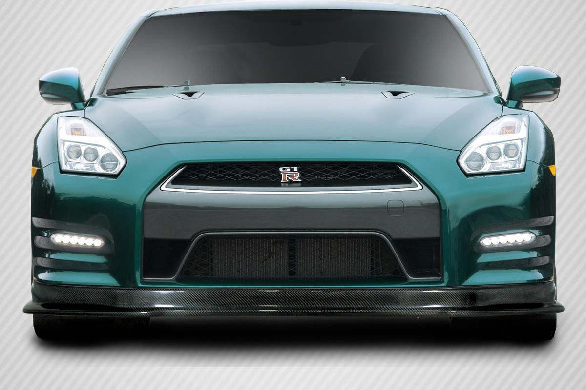 2012-2016 Nissan GTR Carbon Creations HK Carbon Fiber Front Lip - Image 1