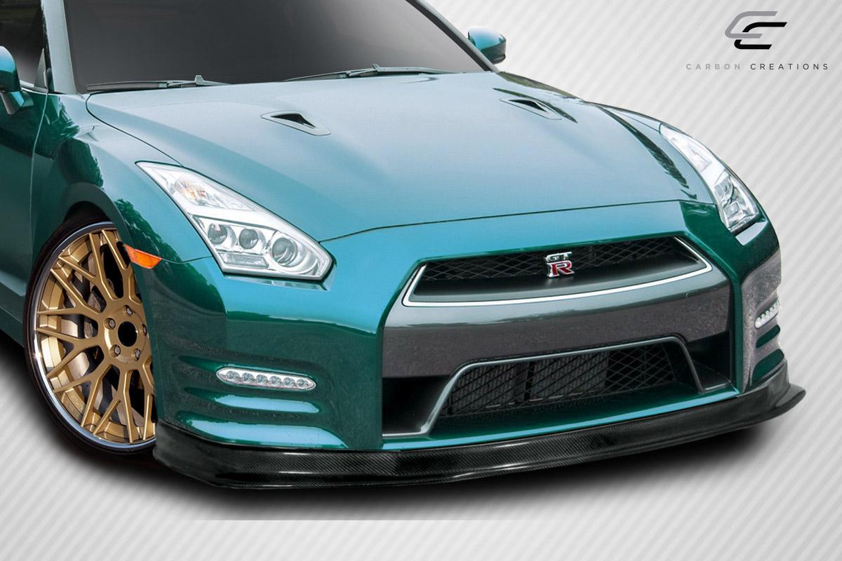 2012-2016 Nissan GTR Carbon Creations HK Carbon Fiber Front Lip - Image 2