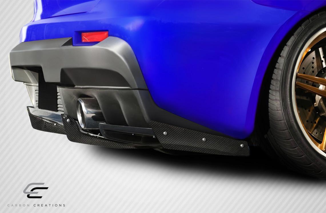 2008-2015 Mitsubishi Evolution Carbon Creations VR-S Carbon Fiber Rear Lip - Image 2
