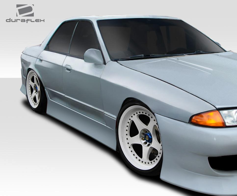 1989-1994 Nissan Skyline Duraflex V-Speed Side Skirts - Image 2