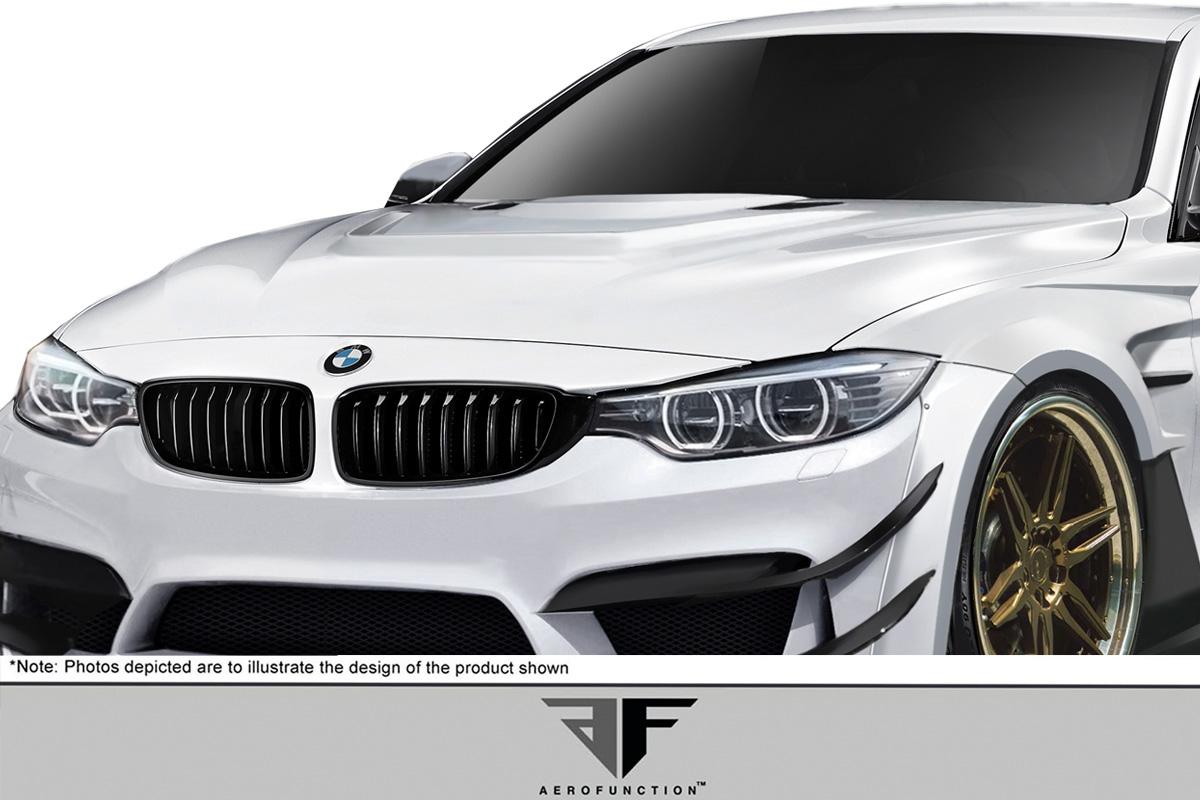 2012-2018 BMW 3 Series Aero Function AF-1 Hood - Image 2