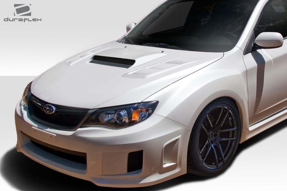 2008-2014 Subaru Impreza Duraflex C-1 Hood - Image 2