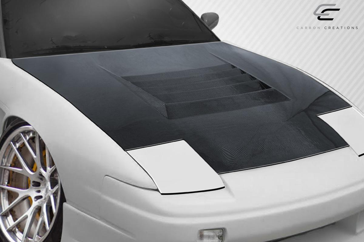 1989-1994 Nissan 240SX Carbon Creations D-1 Carbon Fiber Hood - Image 2