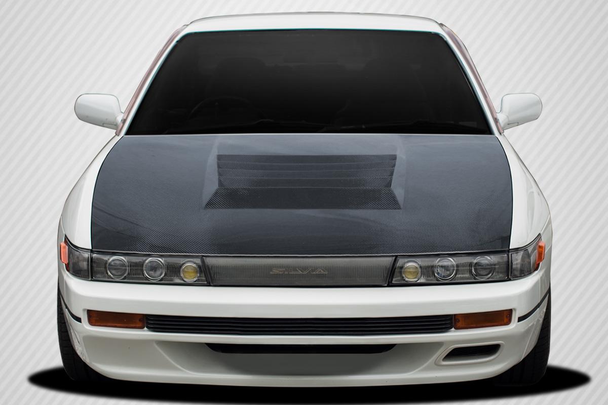 1989-1994 Nissan S13 Silvia Carbon Creations D-1 Carbon Fiber Hood - Image 1
