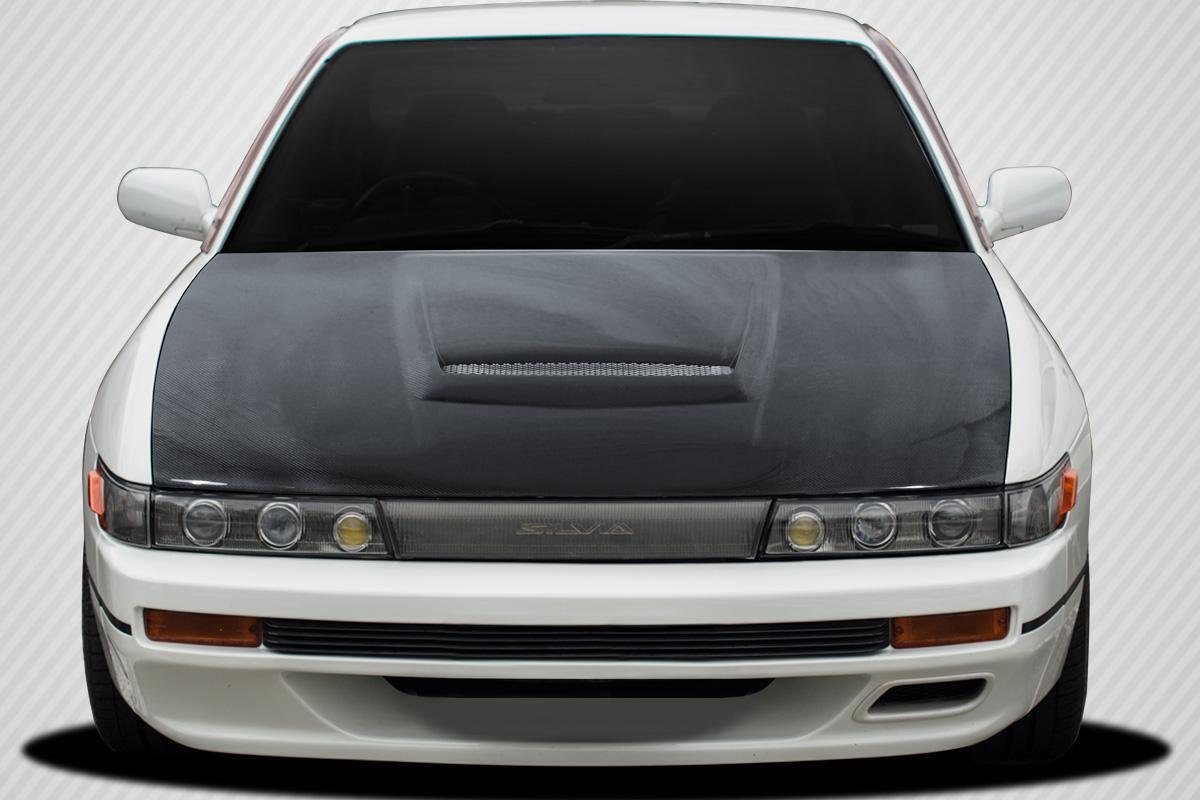 1989-1994 Nissan S13 Silvia Carbon Creations M-1 Carbon Fiber Hood - Image 1