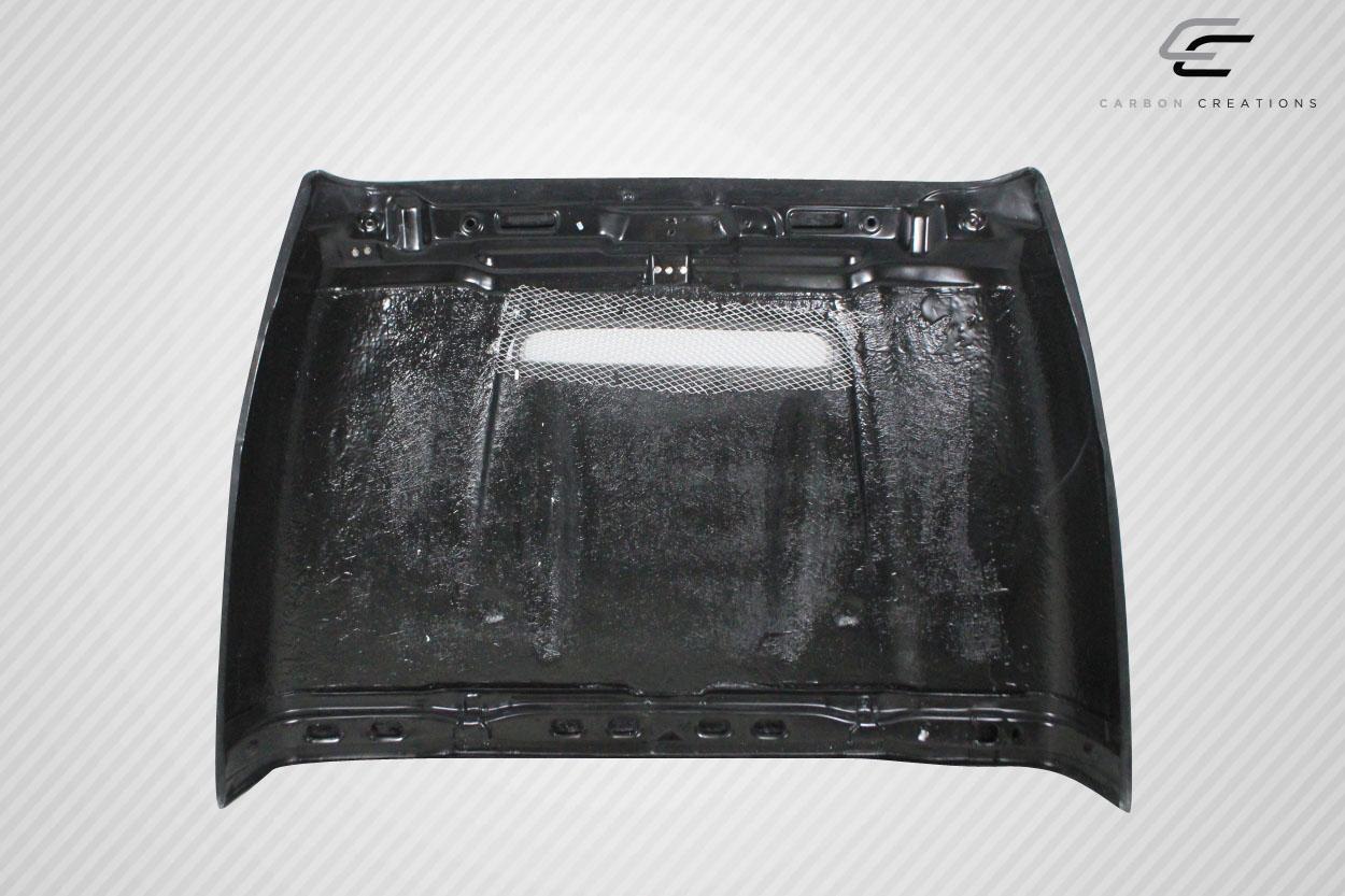 1997-2006 Jeep Wrangler Carbon Creations Heat Reduction Carbon Fiber Hood - Image 6
