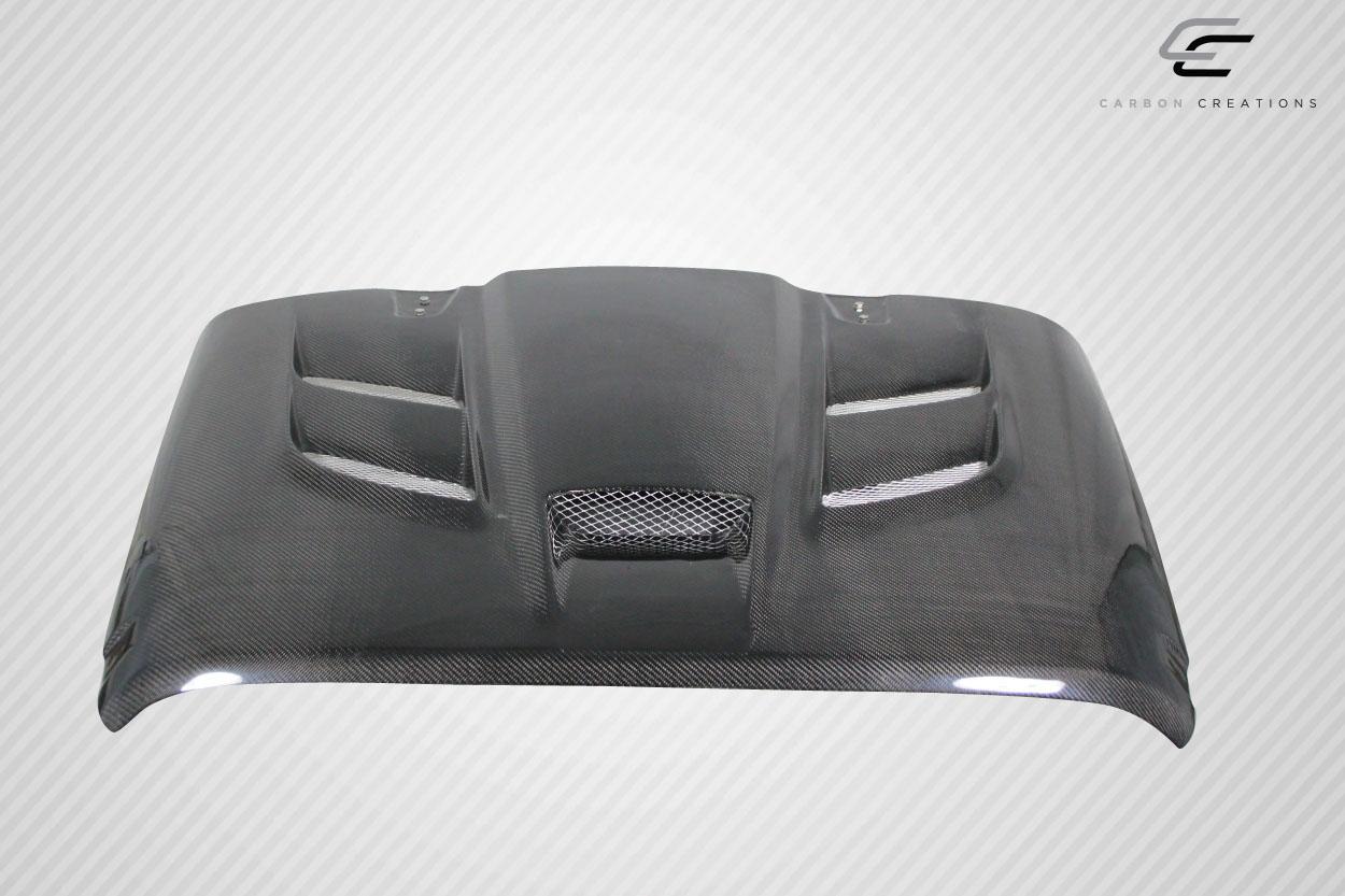 2007-2018 Jeep Wrangler Carbon Creations Viper Look Carbon Fiber Hood - Image 3