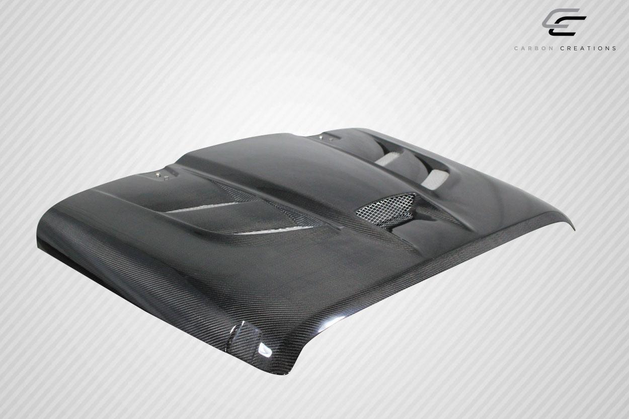 2007-2018 Jeep Wrangler Carbon Creations Viper Look Carbon Fiber Hood - Image 5