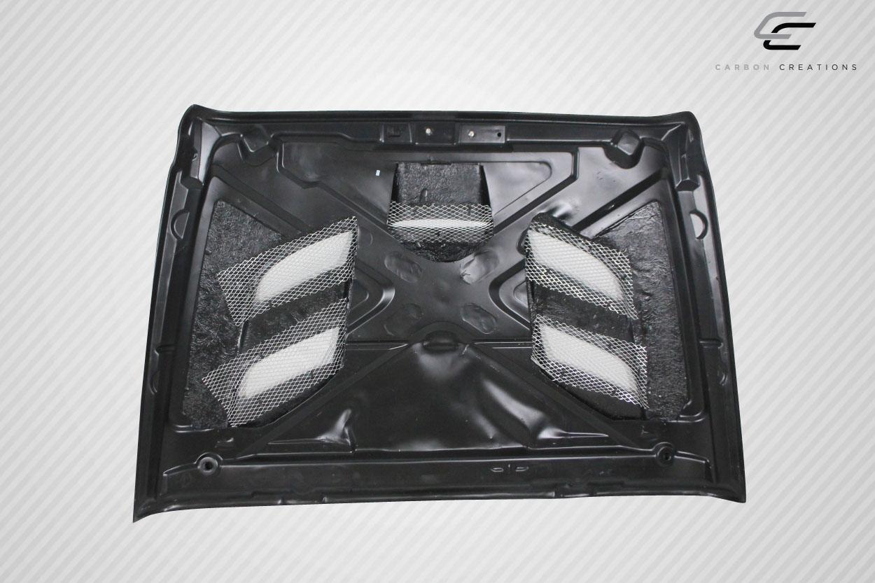 2007-2018 Jeep Wrangler Carbon Creations Viper Look Carbon Fiber Hood - Image 6