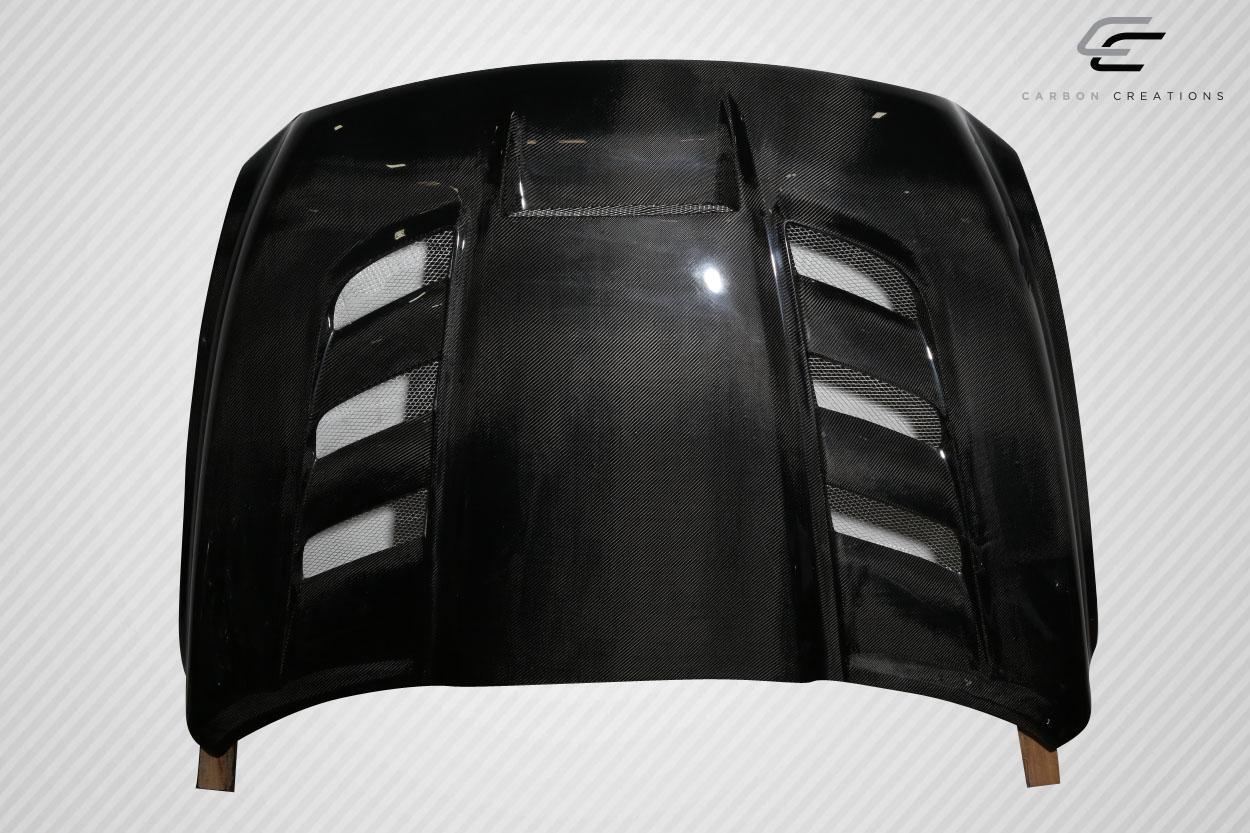 2009-2018 Dodge Ram Carbon Creations Viper Look Carbon Fiber Hood - Image 3