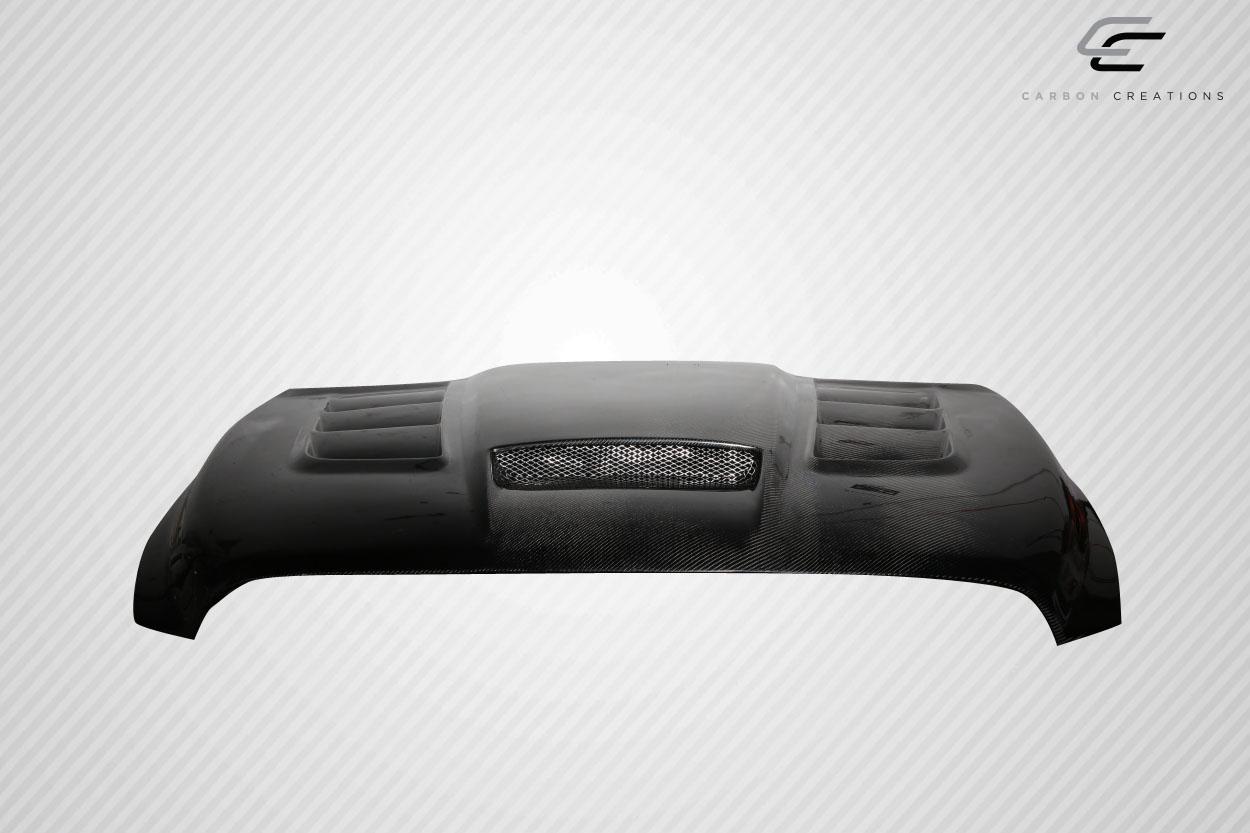 2009-2018 Dodge Ram Carbon Creations Viper Look Carbon Fiber Hood - Image 4