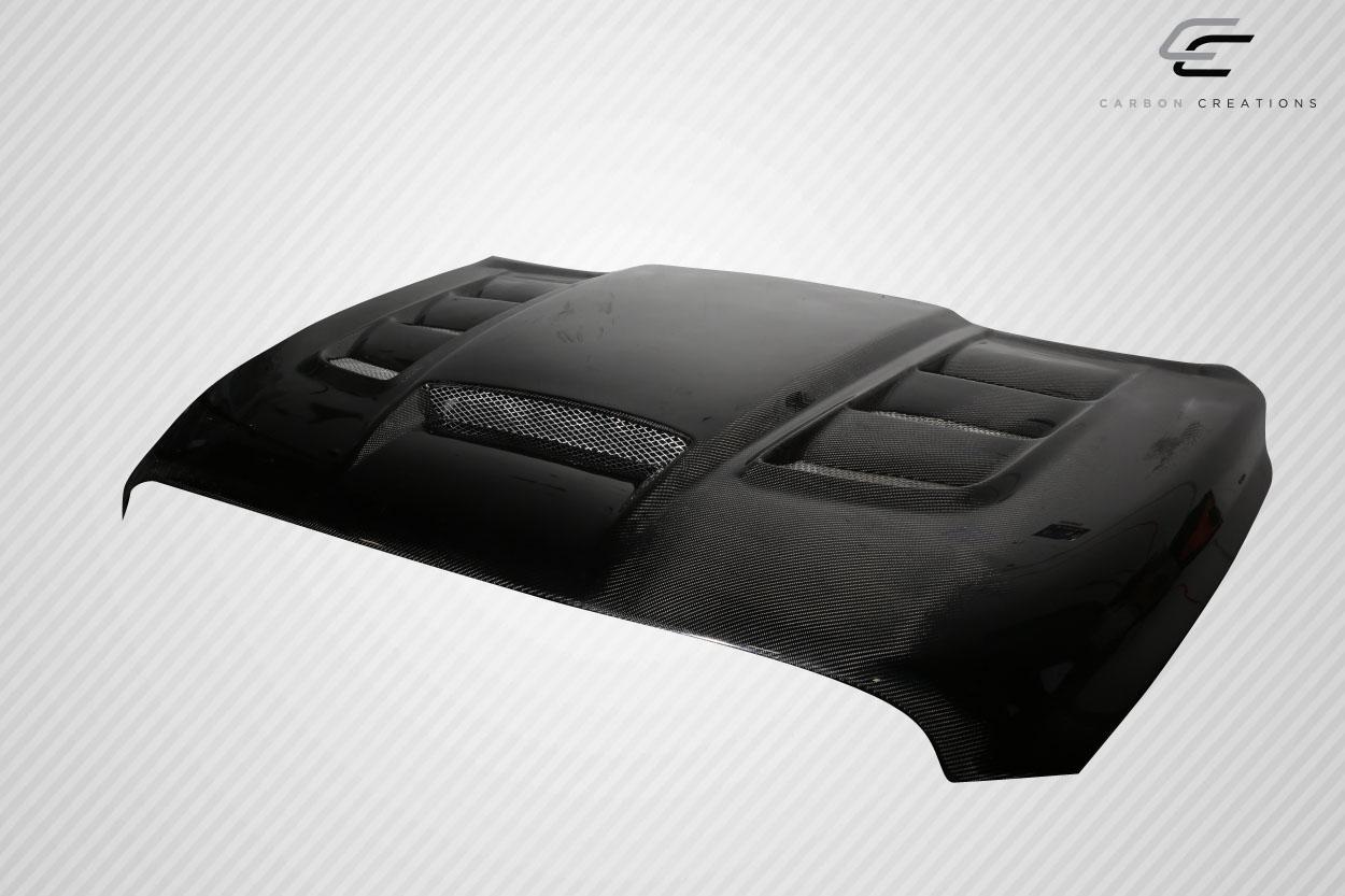 2009-2018 Dodge Ram Carbon Creations Viper Look Carbon Fiber Hood - Image 6