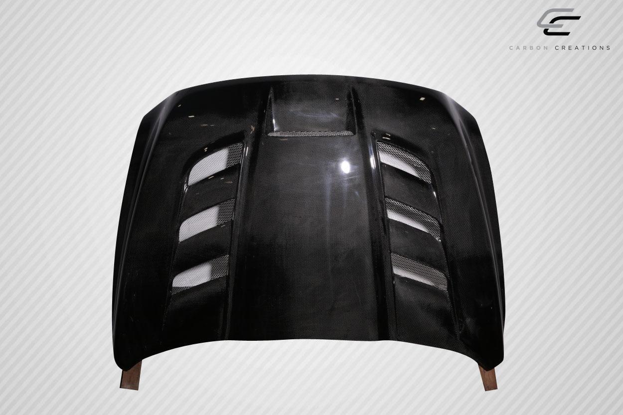 2010-2018 Dodge Ram Carbon Creations Viper Look Carbon Fiber Hood - Image 3