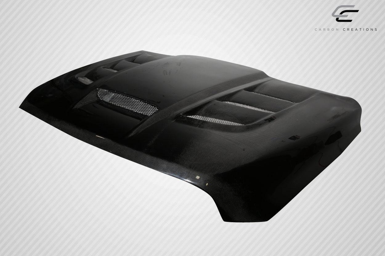 2010-2018 Dodge Ram Carbon Creations Viper Look Carbon Fiber Hood - Image 8