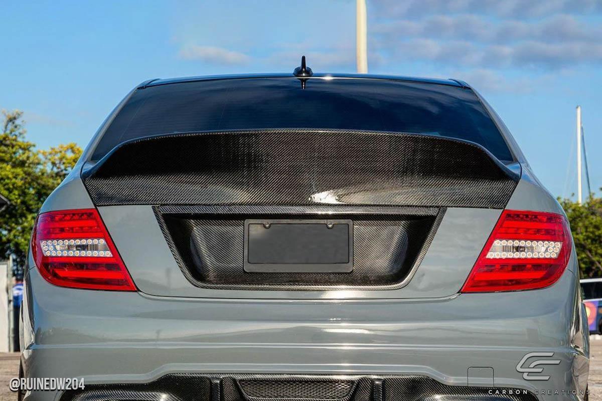 2008-2014 Mercedes C Class Carbon Creations RBS Carbon Fiber Rear Wing - Image 2