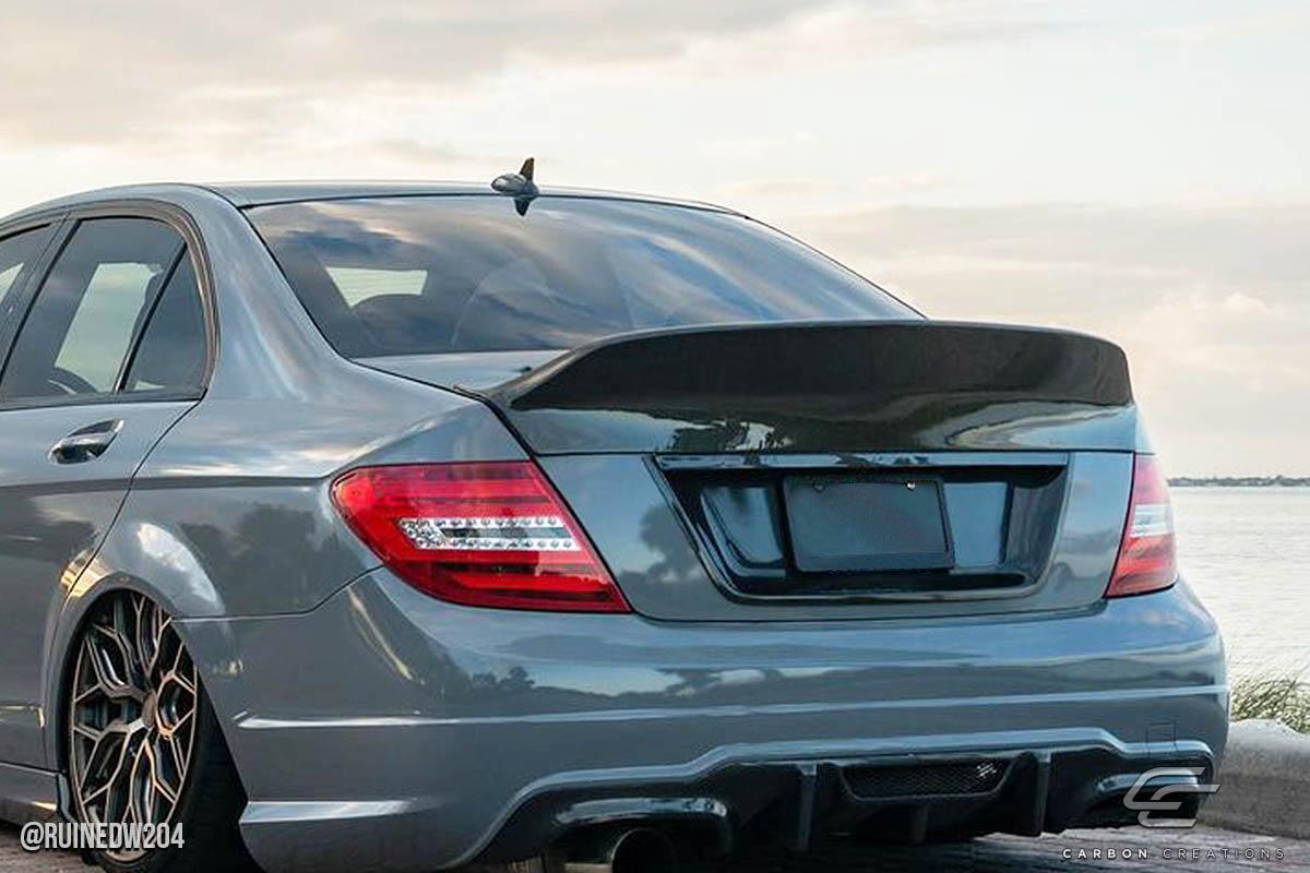 2008-2014 Mercedes C Class Carbon Creations RBS Carbon Fiber Rear Wing - Image 3