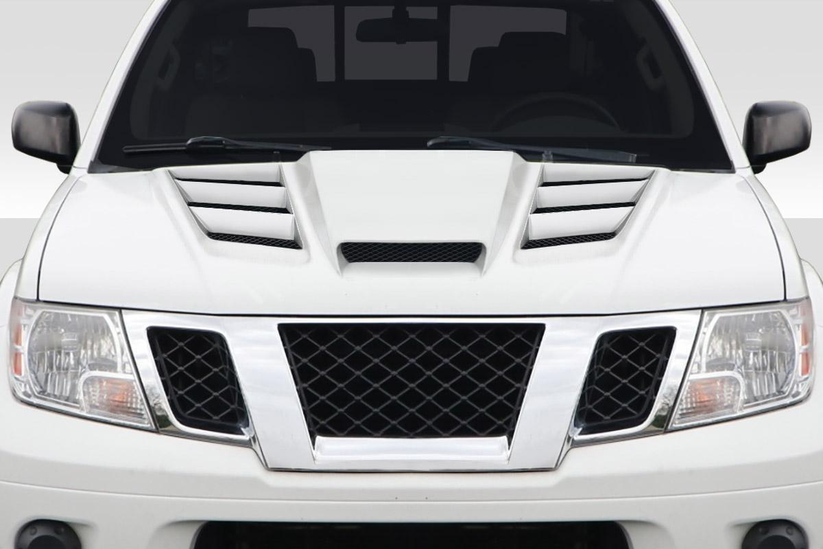 2005-2013 Nissan Frontier Duraflex Viper Look Hood - Image 1