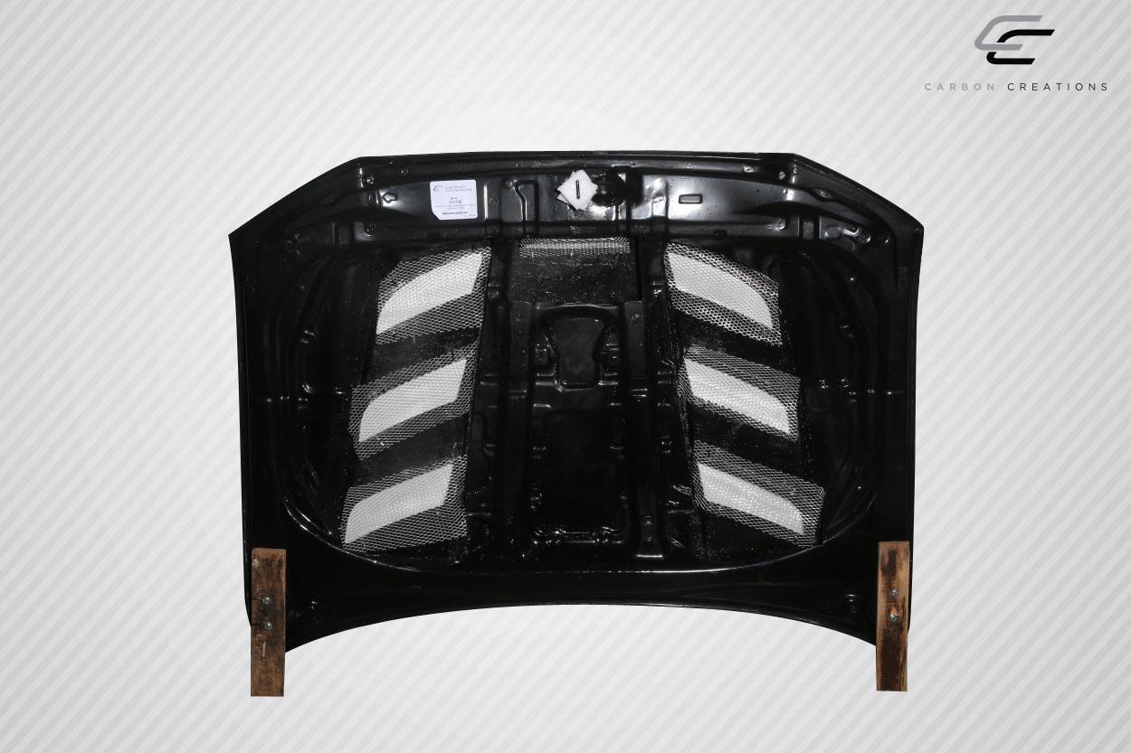 2012-2015 Toyota Tacoma Carbon Creations Viper Look Carbon Fiber Hood - Image 2