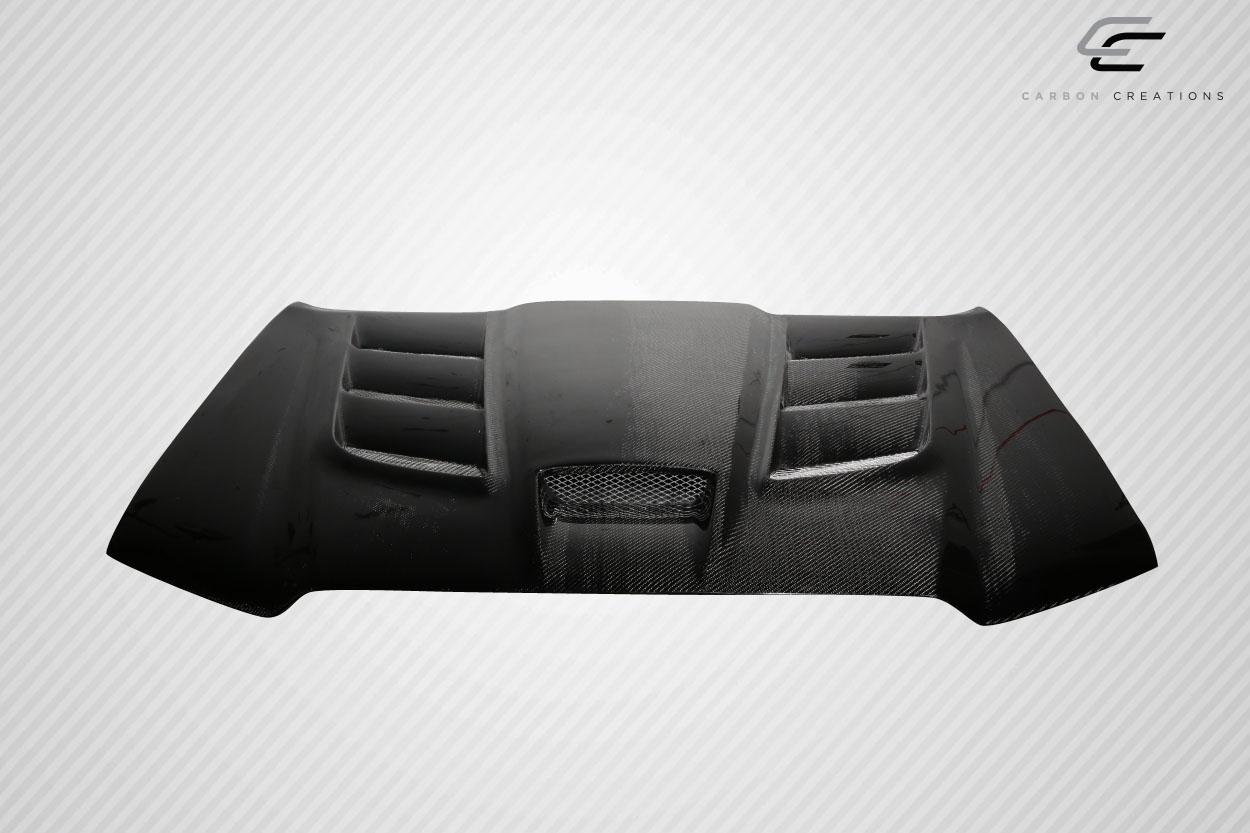 2012-2015 Toyota Tacoma Carbon Creations Viper Look Carbon Fiber Hood - Image 4
