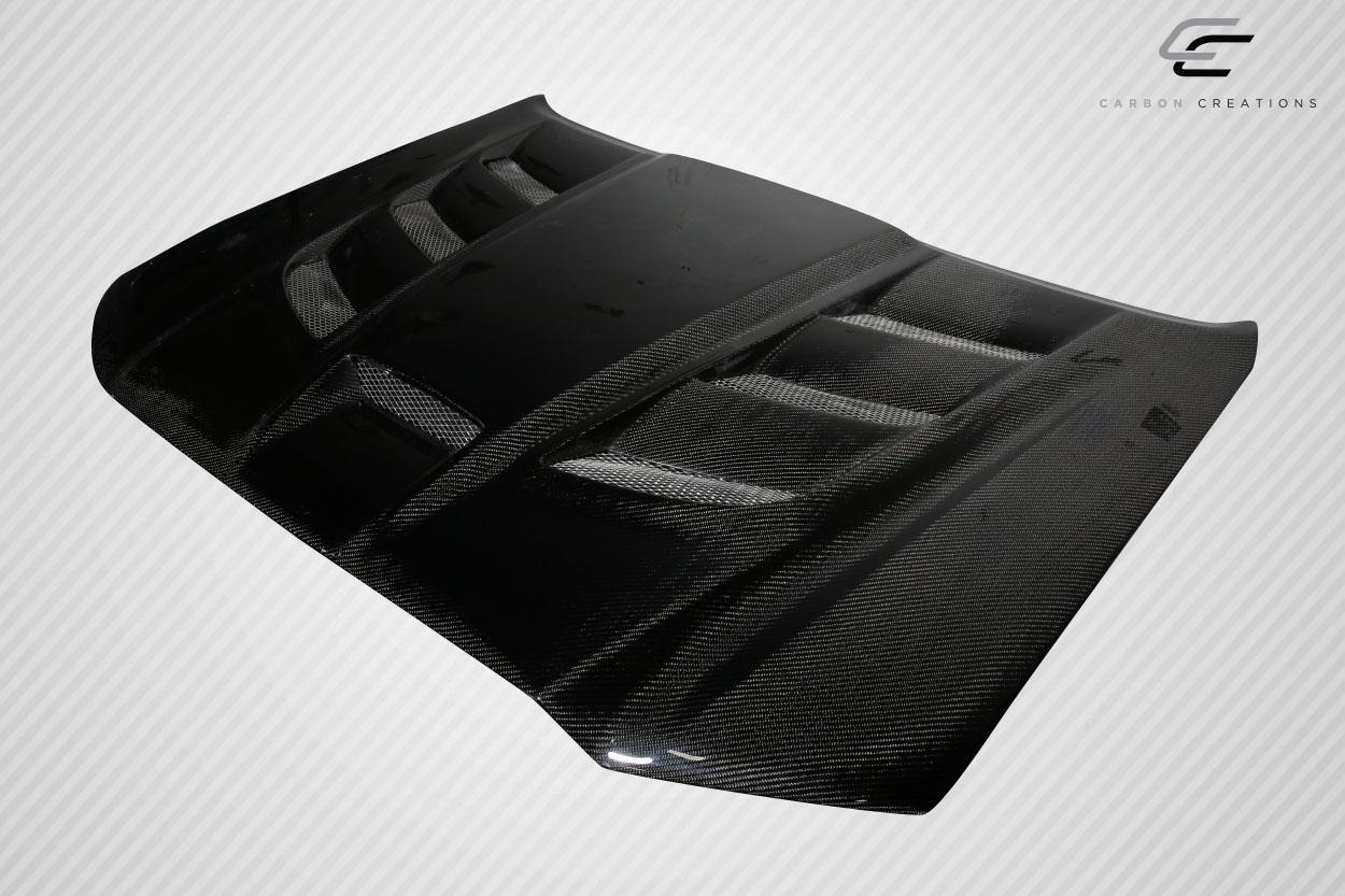 2012-2015 Toyota Tacoma Carbon Creations Viper Look Carbon Fiber Hood - Image 6