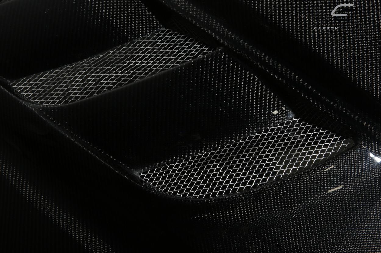 2012-2015 Toyota Tacoma Carbon Creations Viper Look Carbon Fiber Hood - Image 7