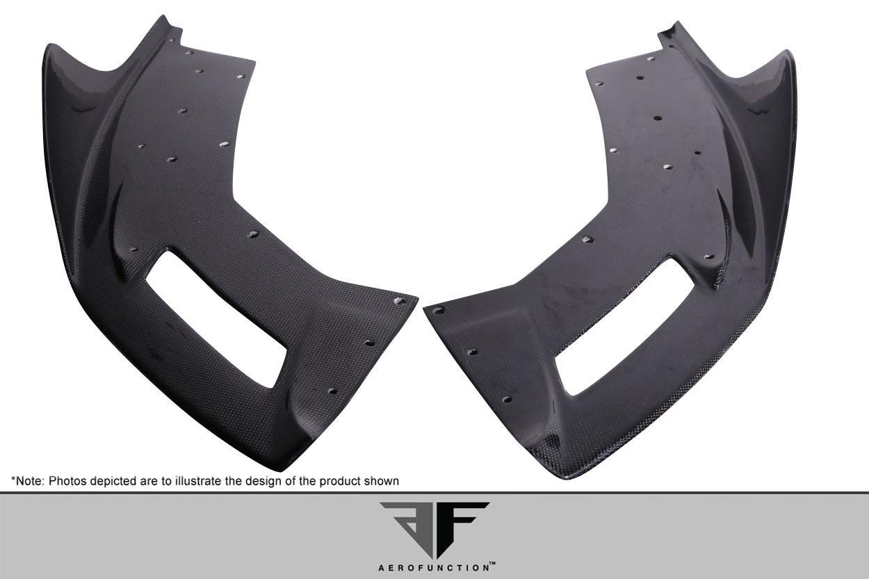 2011-2017 Lamborghini Aventador Aero Function AF-1 Carbon Fiber Front Lip - Image 2