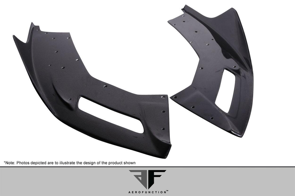 2011-2017 Lamborghini Aventador Aero Function AF-1 Carbon Fiber Front Lip - Image 3