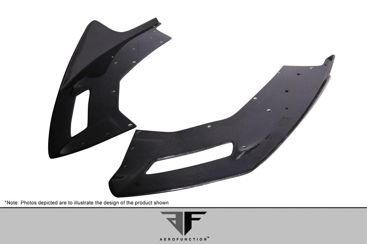 2011-2017 Lamborghini Aventador Aero Function AF-1 Carbon Fiber Front Lip - Image 4