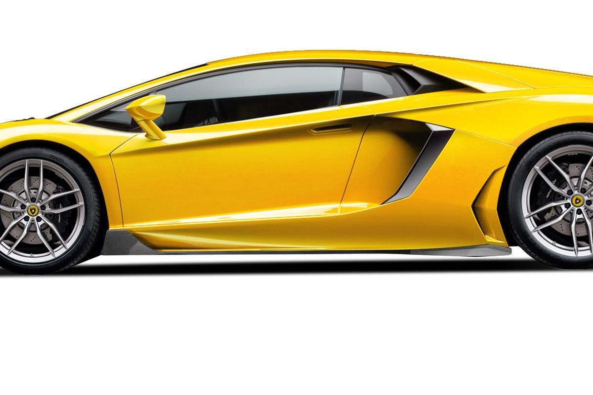 2011-2017 Lamborghini Aventador Aero Function AF-1 Carbon Fiber Side Skirts - Image 1