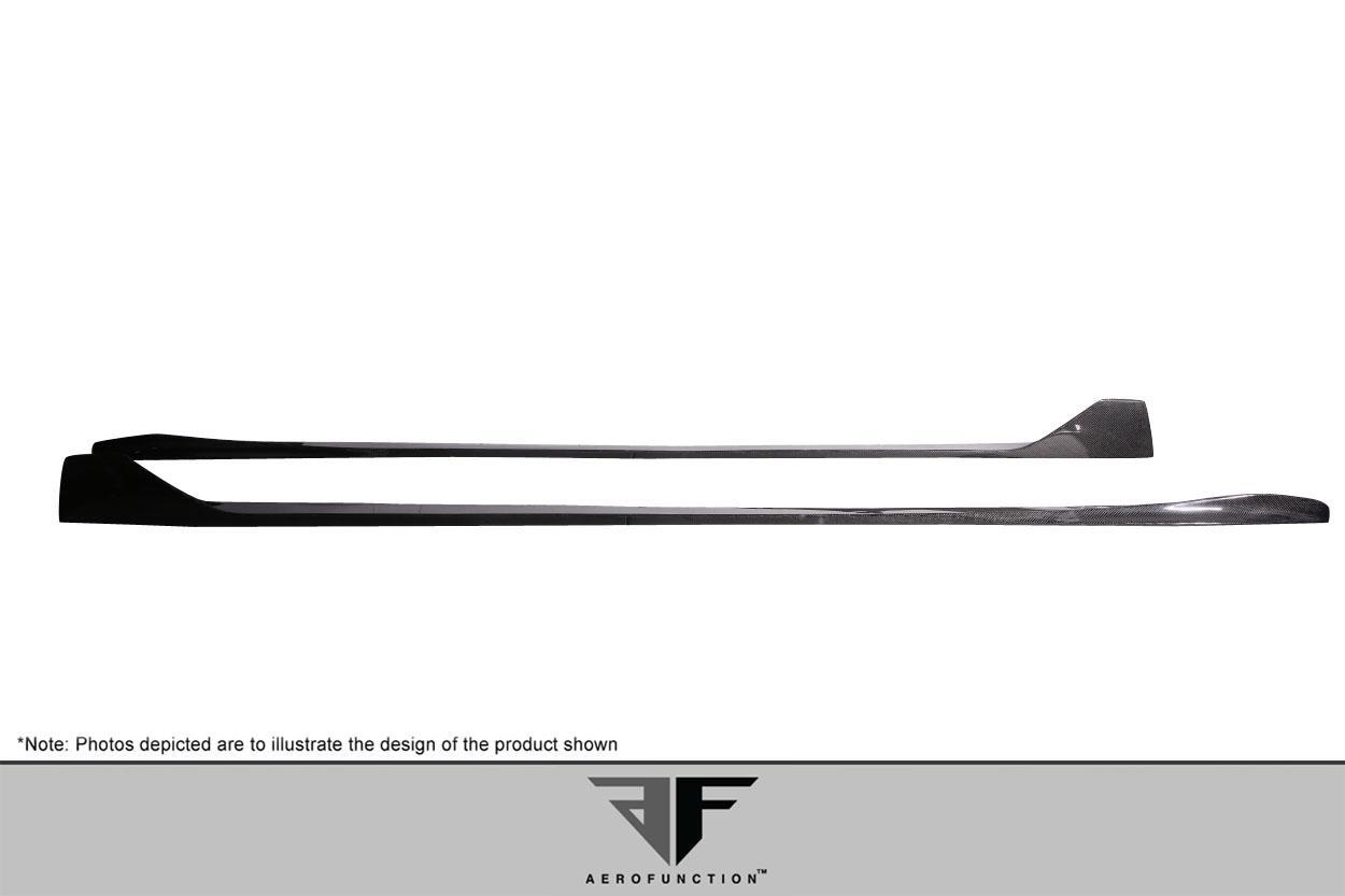 2011-2017 Lamborghini Aventador Aero Function AF-1 Carbon Fiber Side Skirts - Image 2