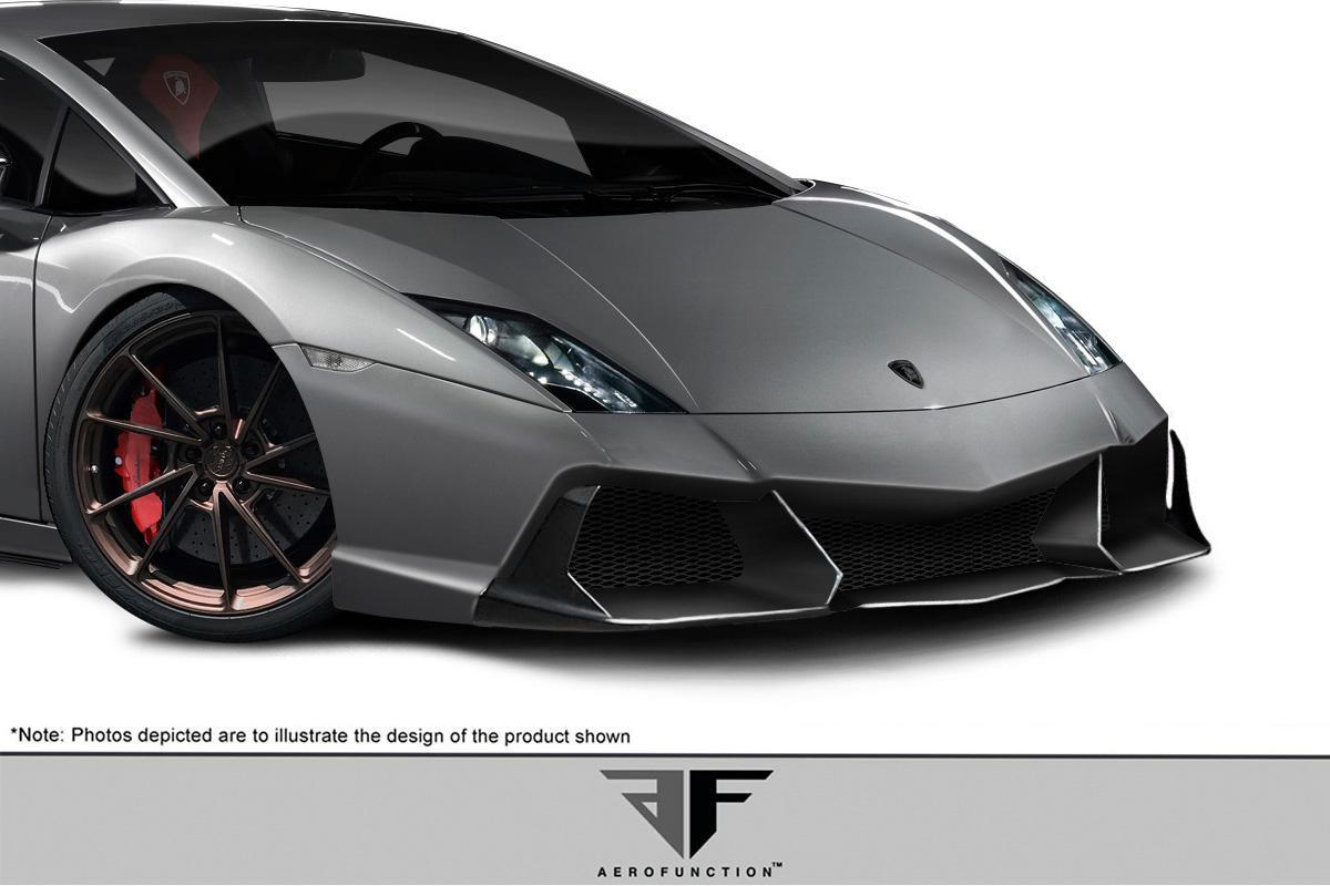 2009-2013 Lamborghini Gallardo Aero Function AF-3 Front Bumper - Image 2