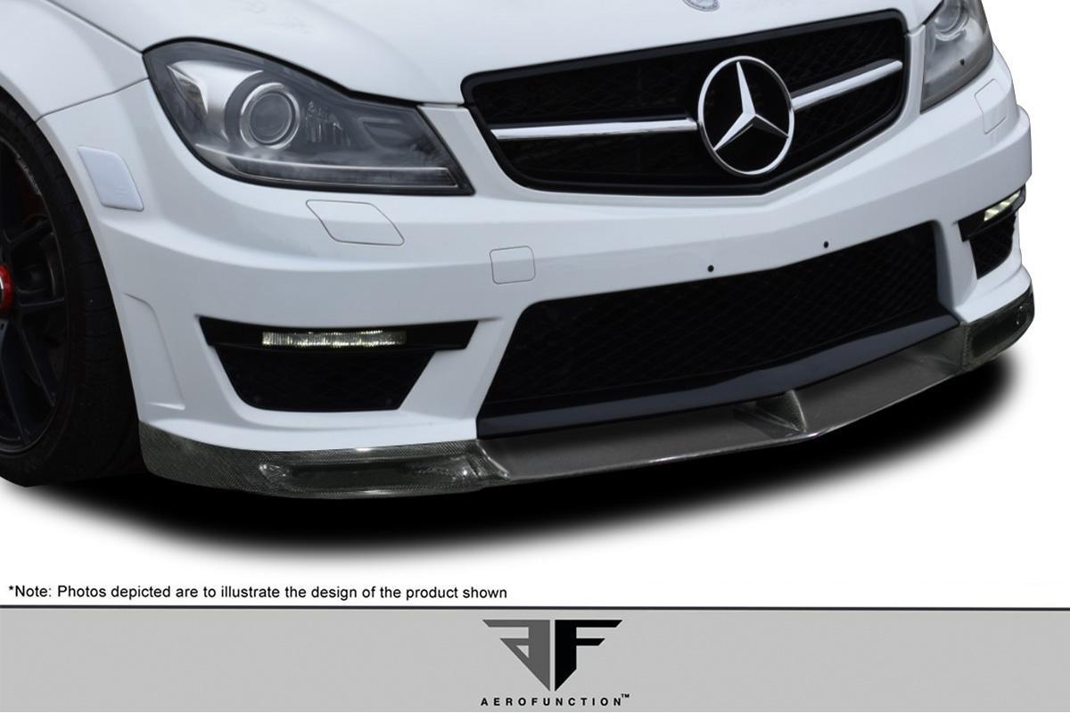 2012-2014 Mercedes C63 Aero Function AF-1 Carbon Fiber Front Lip - Image 2