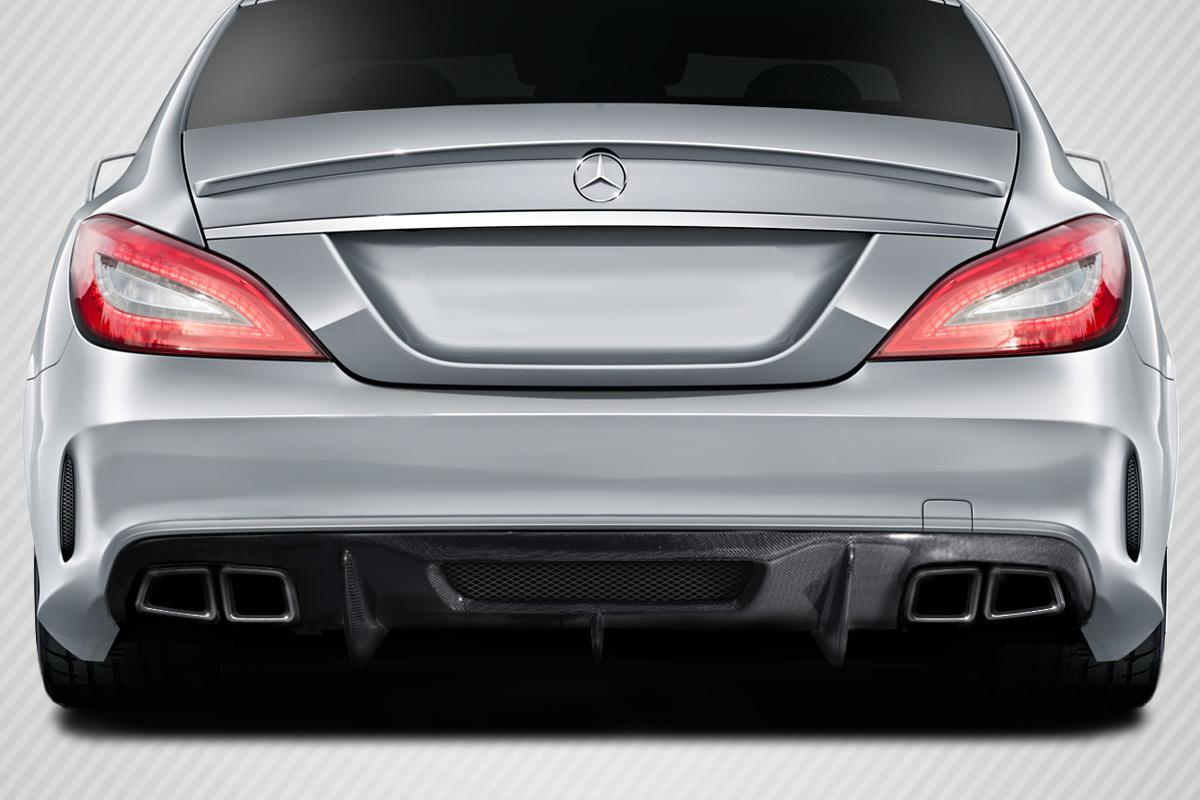 2012-2018 Mercedes CLS Aero Function AF-1 Carbon Fiber Rear Lip - Image 1