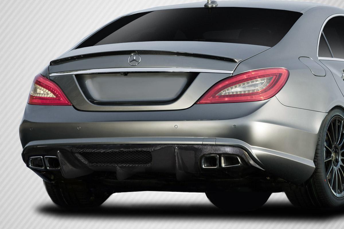 2012-2018 Mercedes CLS Aero Function AF-1 Carbon Fiber Rear Lip - Image 2