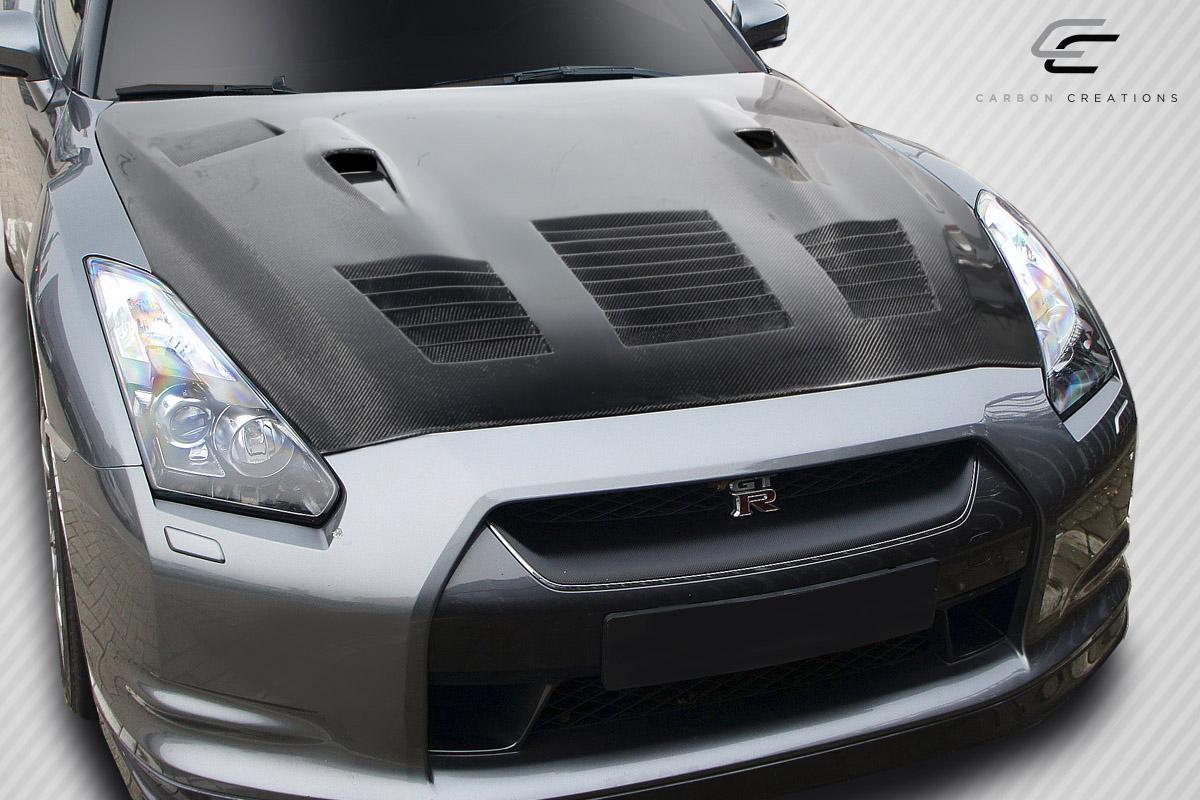 2009-2016 Nissan GTR Carbon Creations GT2 Carbon Fiber Hood - Image 2