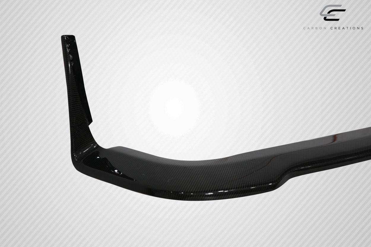 2008-2023 Dodge Challenger Carbon Creations Hellcat Look Carbon Fiber Front Lip - Image 4