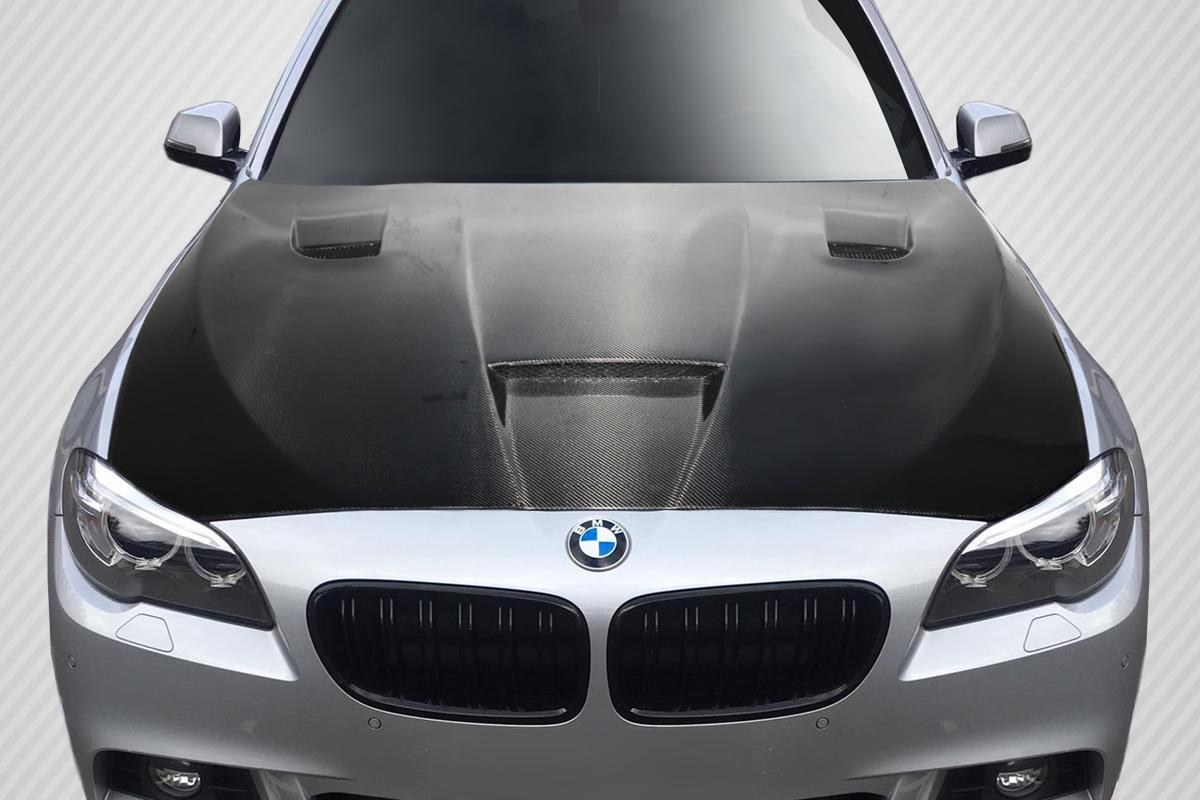 2011-2016 BMW 5 Series Carbon Creations Craze Carbon Fiber Hood - Image 1